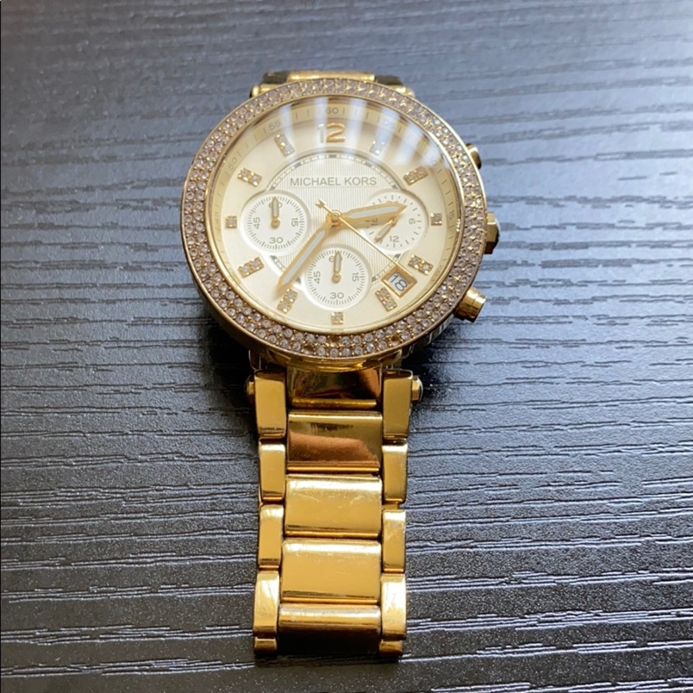 Michael Kors Gold Chrono Watch